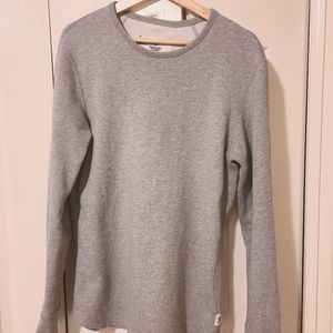 RC Lightweight Terry Scalloped Crewneck